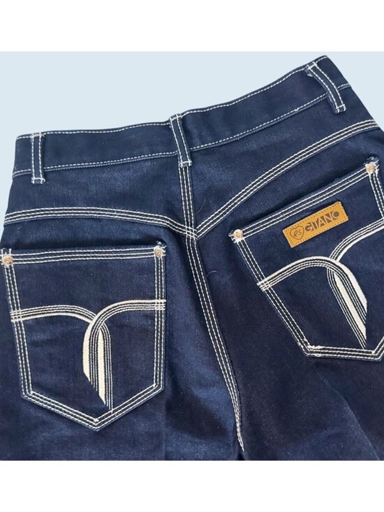 Gitano Denim - Vintage GITANO Dark Wash High Waisted 80s / 90s Jeans Size 24